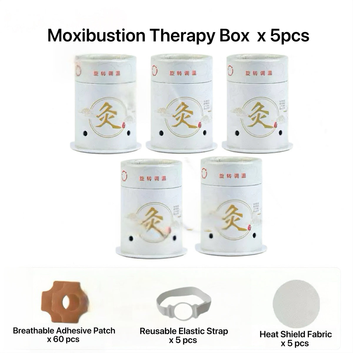 Moxibustion Therapy Box – Adjustable Heat Control Moxa Wellness Ritual Kit