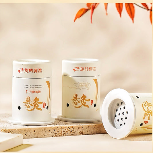Moxibustion Therapy Box – Adjustable Heat Control Moxa Wellness Ritual Kit