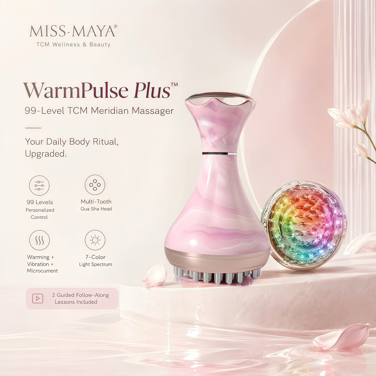 WarmPulse Plus™ 99-Level TCM Meridian Massager