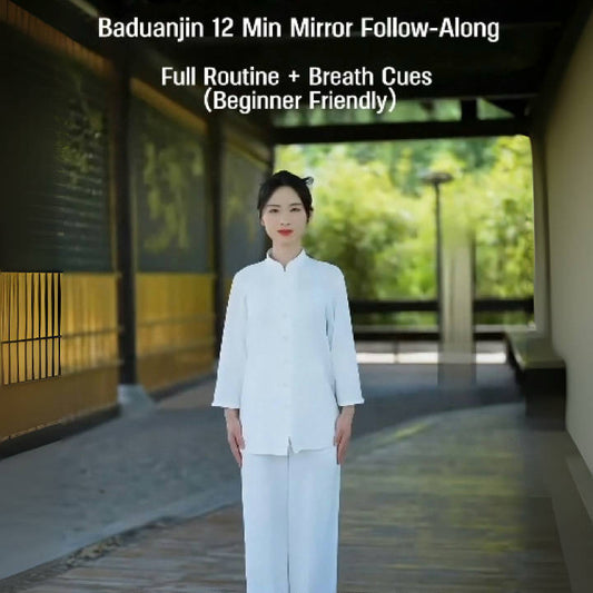 Baduanjin Qigong for Stress Relief, Energy & Inner Balance（ 12-Minute Beginner Course）