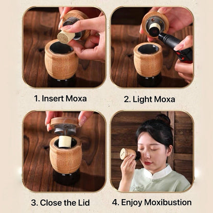 WarmStone™ Moxa Ritual Set - Includes 54 Premium Moxa Rolls for Everyday TCM Wellness
