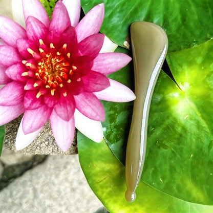 Dolphin Flow™ Gua Sha - Natural White Water Buffalo Horn （kit）
