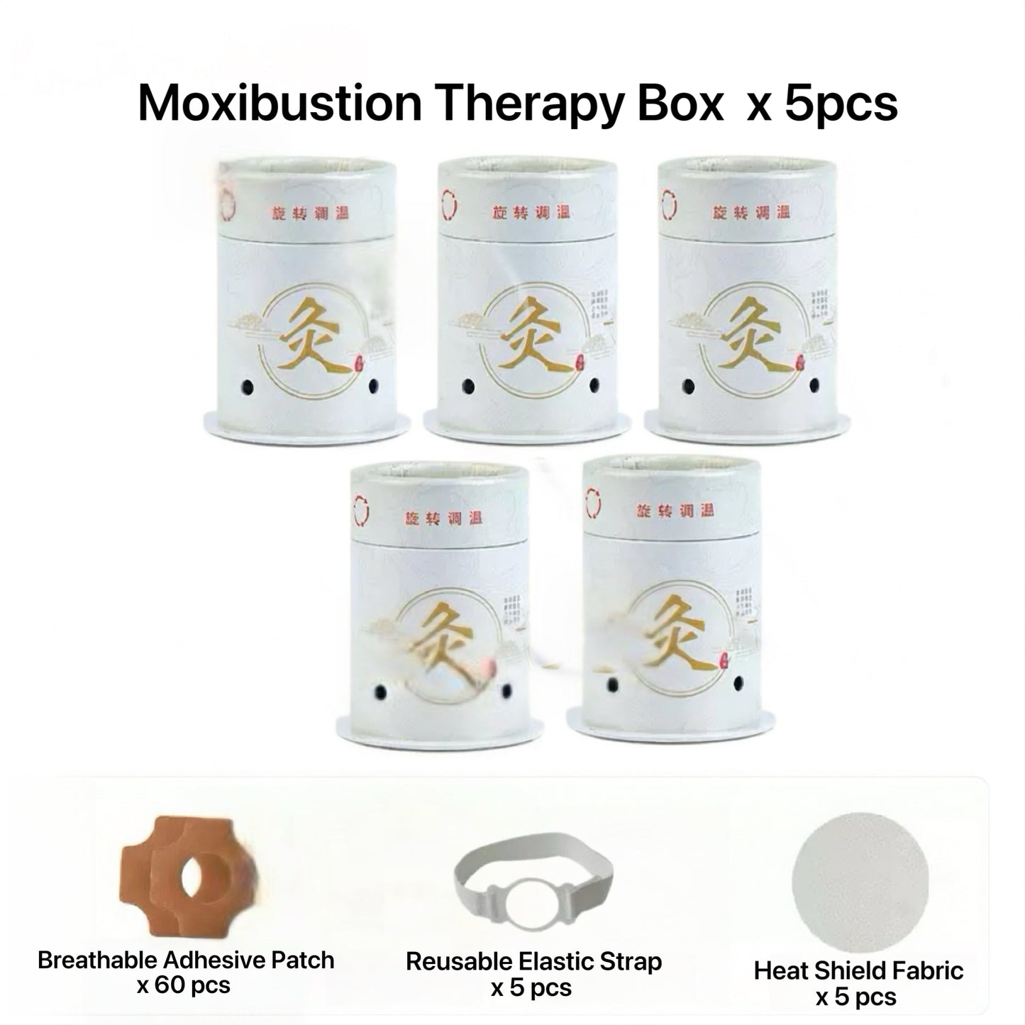 Moxibustion Therapy Box – Adjustable Heat Control Moxa Wellness Ritual Kit