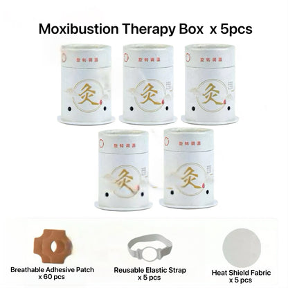 Moxibustion Therapy Box – Adjustable Heat Control Moxa Wellness Ritual Kit