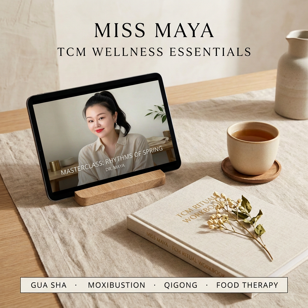 Miss Maya TCM Wellness Essentials 大师课主图（专属人像版）